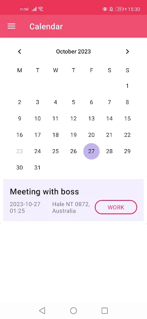 Event organizer Screenshot 3