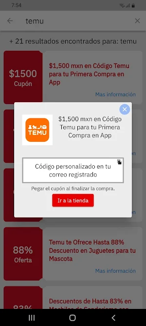Cupones y Ofertas México Screenshot 2