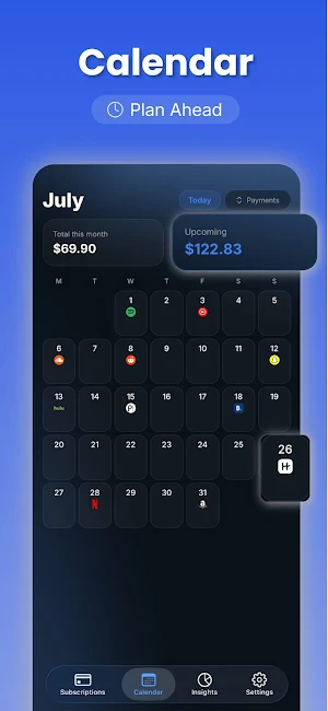 Subscription Tracker: Subflo Screenshot 3