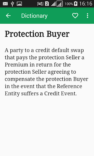 Financial Terms Dictionary Screenshot 2
