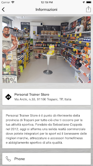 Personal Trainer Store Screenshot 1