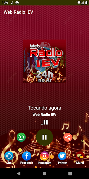 Web Rádio IEV Screenshot 2