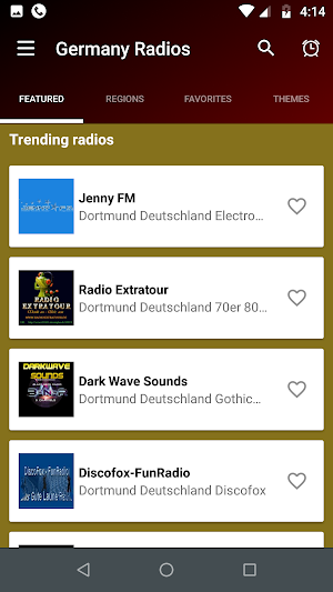 German Radio Stations App – DAB Germany Radio Screenshot 2