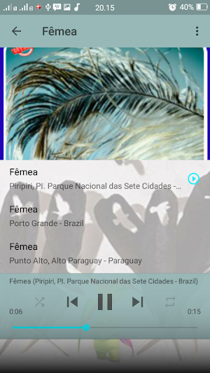 Canto Fêmea de Bigodinho Screenshot 2
