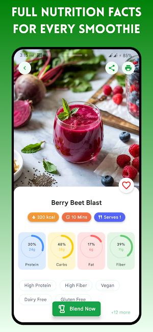 Fat Burning Smoothie Recipes Screenshot 2