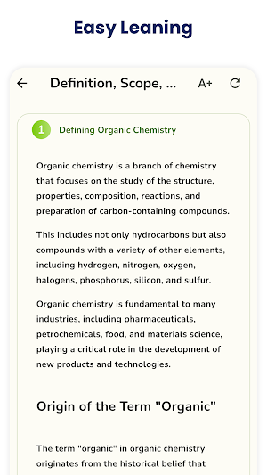 Organic Chemistry Quick Notes Screenshot 1