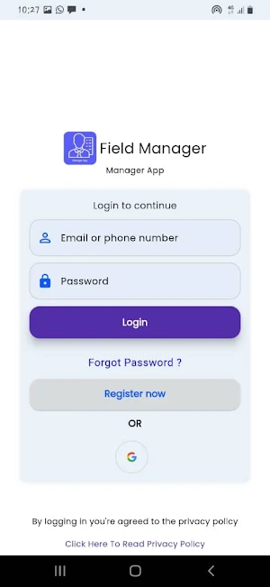 Digifrica Manager App Screenshot 0