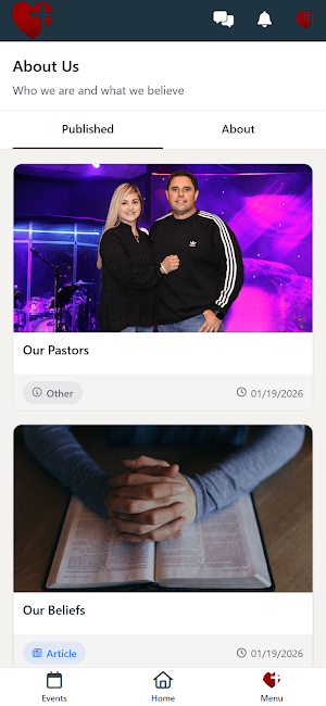 Rescue Church App Screenshot 1