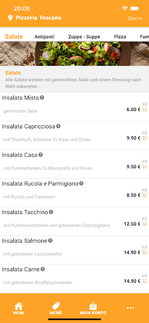 Pizzeria Toscana Dortmund Screenshot 2