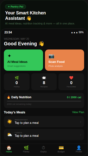 Pantry Pal - AI Recipes Screenshot 0