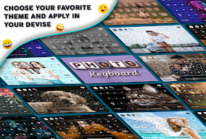 Photo Keyboard Themes & Fonts Screenshot 0