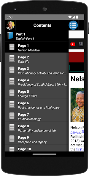 Nelson Mandela - Biography Screenshot 0