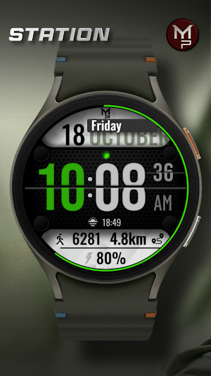 STATION - Digital watch face Screenshot 1
