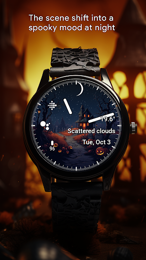 Spooky Halloween Watch Face Screenshot 2