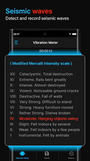Vibration Meter – Vibrometer Screenshot 1