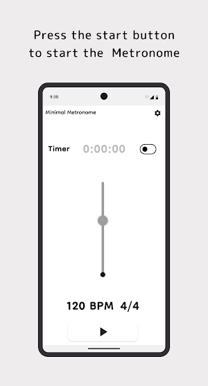 Minimal  Metronome Screenshot 1