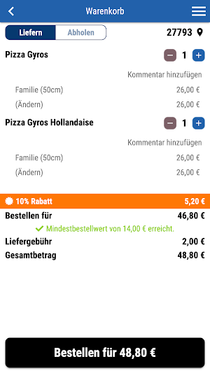 Pizzeria La Mare Screenshot 1