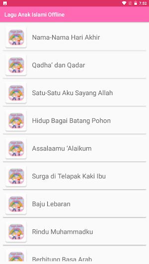 Lagu Anak Islami Offline Screenshot 2