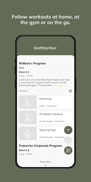 Golfstrength Screenshot 2