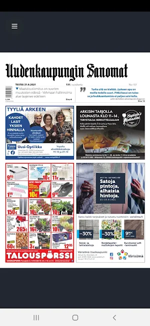 Uudenkaupungin Sanomat Screenshot 1
