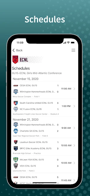 ECNL League Screenshot 0