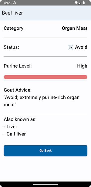 Gout Guardian Screenshot 1