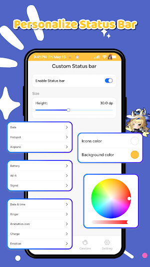 Cute Emoji Battery Widget Screenshot 3
