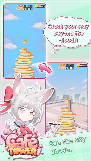 Café Tower: Stack Your Way Screenshot 2