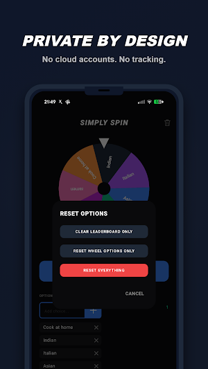 Simply Spin: Decision Maker Screenshot 2