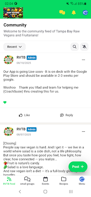 RawVegansTampaBay Screenshot 0