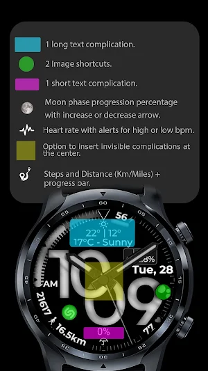 Watch Face CUE164 Screenshot 1