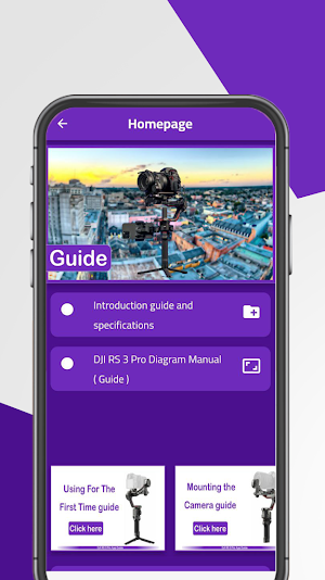 DJI RS 3 Pro App Guide Screenshot 3
