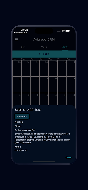 AVIAREPS CRM Screenshot 0