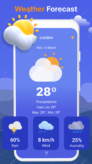 Weather Update Live & Forecast Screenshot 1