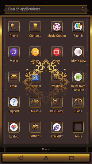 Golden Brown for XPERIA™ Screenshot 2