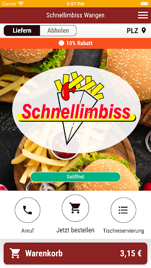 Schnellimbiss Wangen Screenshot 0