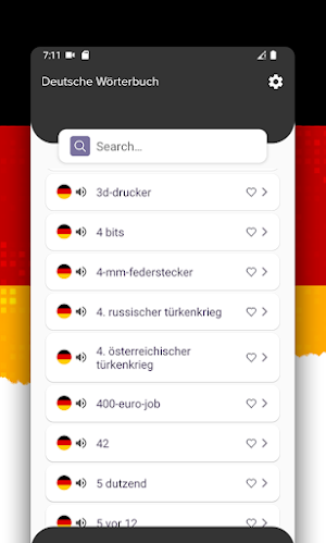Deutsche Wörterbuch Screenshot 1