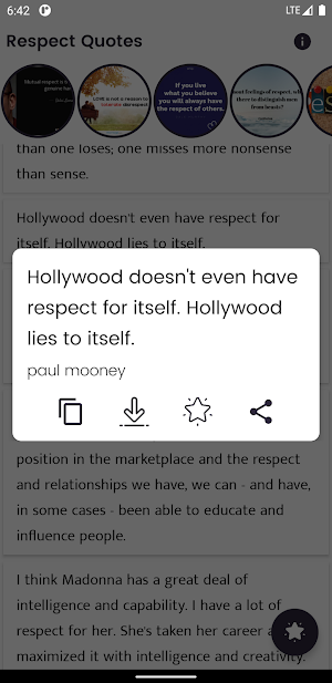 Respect Quotes and Sayings Screenshot 2