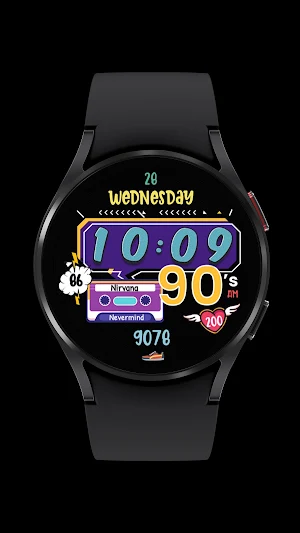Pars 90's Digital Watch Face Screenshot 2