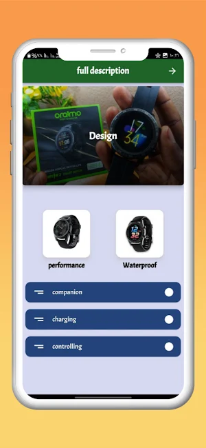 Oraimo W2 smart watch Guide Screenshot 2