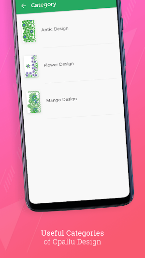 Embroidery CPallu Design Screenshot 1