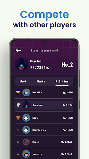Kota Go: Walking RPG Adventure Screenshot 1