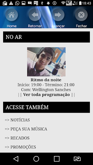 Rádio 104 FM Screenshot 1
