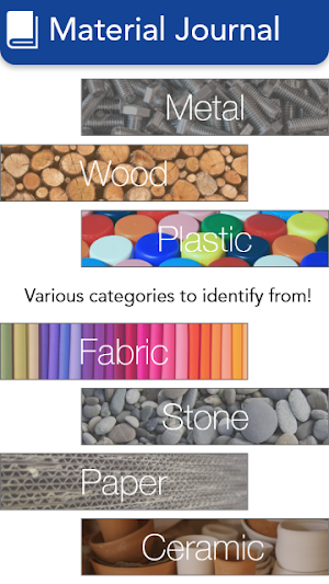 Material Journal Screenshot 1