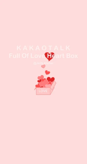 Kakao Talk Theme - Heart Box Screenshot 0