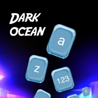 Neon Led keyboard - Dark Ocean Topic