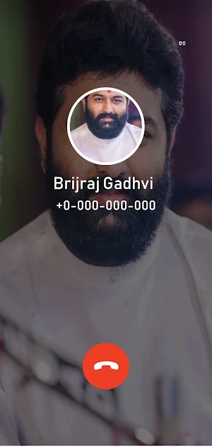 Brijraj Gadhvi Fake Video Call Screenshot 1