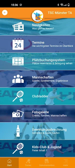 TSC Münster Gievenbeck Tennis Screenshot 0
