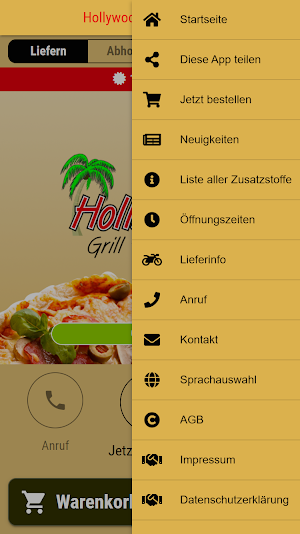 Hollywood Grill Pizzeria Screenshot 2