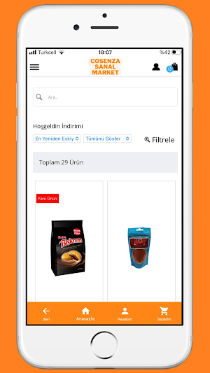Cosenza Sanal Market Screenshot 2